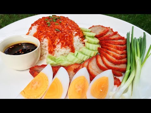 ข้าวหมูแดง สูตรทำขาย วิธีทำข้าวหมูแดง แบบง่ายๆ พร้อมน้ำราดข้าวหมูแดง อร่อยเข้มข้นติดใจ / ครัวแม่โบ