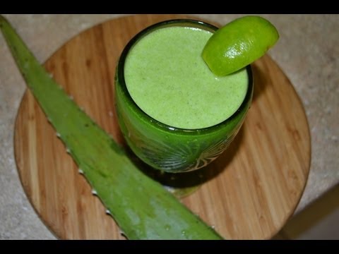 Jugo verde con sabila para desintoxicar y Perder peso - UCIRNADSE7zTt6_MshDlnZSA