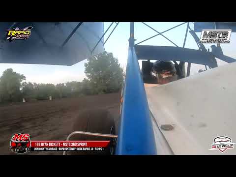 17b Ryan Bickett | Rapid Speedway | 7-20-21 - dirt track racing video image