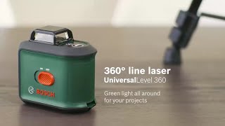 Ristjoonlaser Bosch UniversalLevel 360 + statiiv + MM 3 kandur