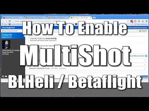 How To Enable Multishot For BLHeli and Betaflight - UCX3eufnI7A2I7IkKHZn8KSQ