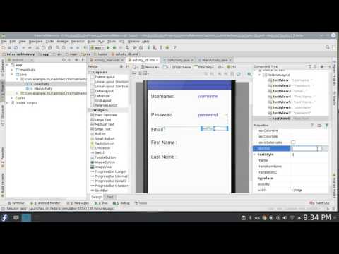 125 Android Studio internal Storage