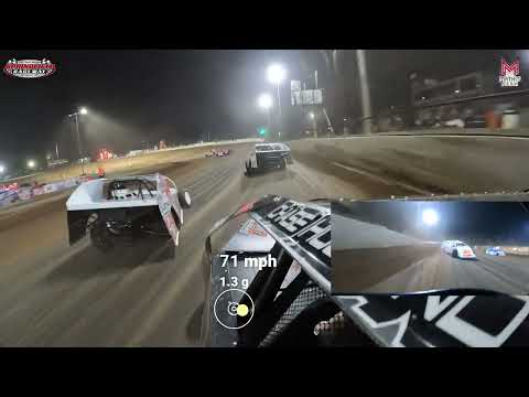 #45 Chase Holland - A-Modified - 11-18-2023 Springfield Raceway - In Car Camera - dirt track racing video image