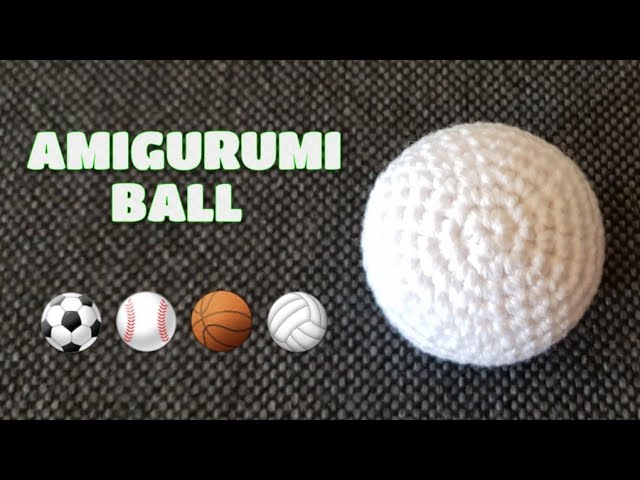 How to Crochet a Baseball-Shaped Amigurumi