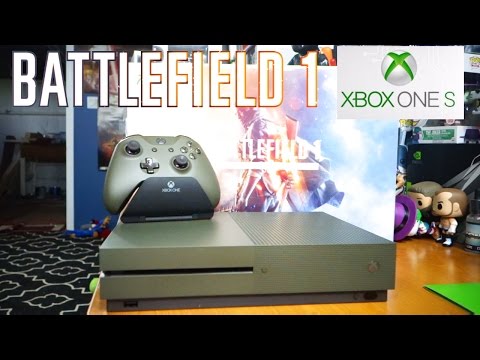 Xbox One S 1TB Limited Edition Military Green Battlefield 1 Console Unboxing - UCssW3gaIc8BHuPJQ4rFMQpg