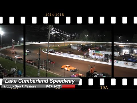Lake Cumberland Speedway - Hobby Stock Feature - 8/27/2022 - dirt track racing video image