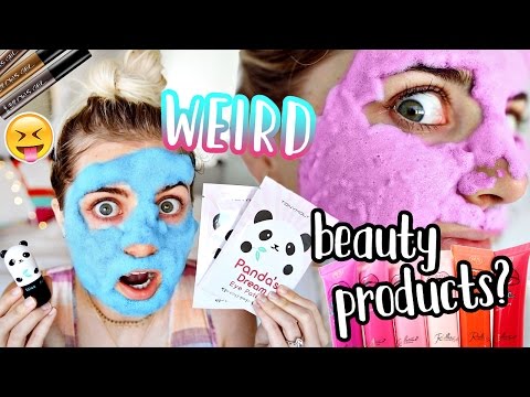 TESTING WEIRD KOREAN BEAUTY PRODUCTS! | Aspyn Ovard - UCR1EMxu9anmg7DhJBxNUbsA