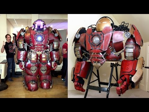 How to Build an Iron Man Hulkbuster Helmet & Suit | XRobots - UCUbDcUPed50Y_7KmfCXKohA