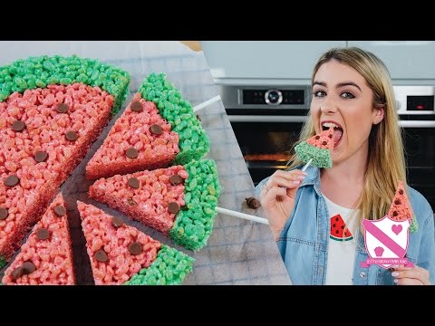 Watermelon Rice Krispie Pops - In The Kitchen With Kate - UC_b26zavaEoT1ZPkdeuHEQg