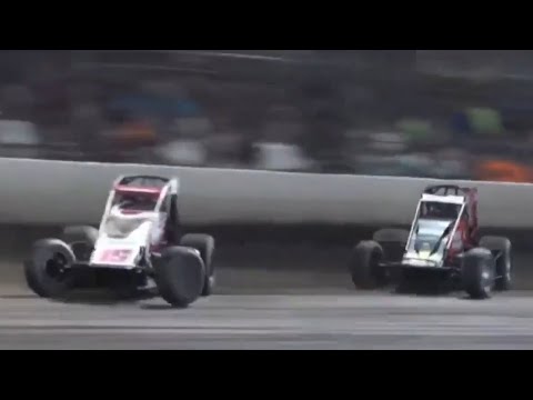 HIGHLIGHTS: Tri-State Speedway | USAC NOS Energy Drink Indiana Sprint Week | July 30, 2022 - dirt track racing video image