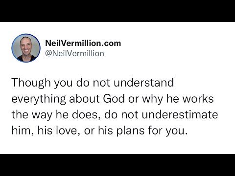 Do Not Underestimate My Mystery - Daily Prophetic Word