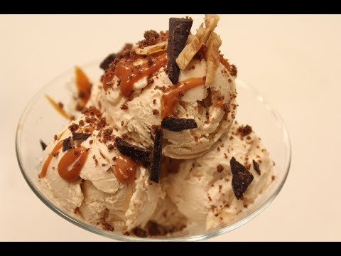 Salted Caramel Frozen Yogurt | Sanjeev Kapoor Khazana - UCmoX4QULJ9MB00xW4coMiOw