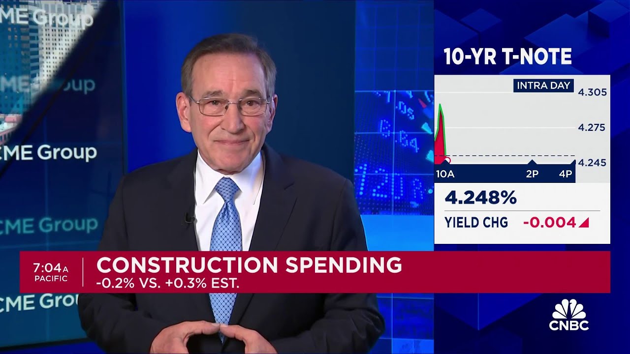Construction spending misses expectations to the downside