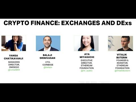 Crypto-finance: Exchanges & DExs at the Ethereum Meetup 2018 - UCCjyq_K1Xwfg8Lndy7lKMpA