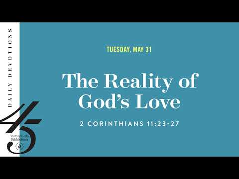 The Reality of Gods Love  Daily Devotional