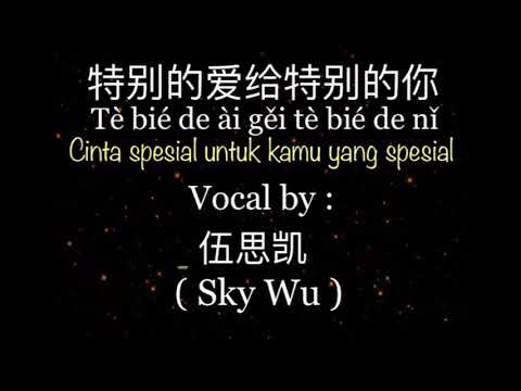 特别的爱给特别的你 (Te Bie De Ai Gei Te Bie De Ni) Vocal by;Sky Wu          Terjemahan Chinese - Indo
