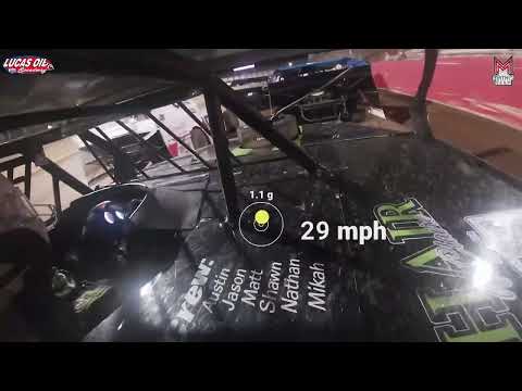 #68 Dean Wille - USMTS Modified - 8-8-2026 Lucas Oil Speedway - In Car Camera - dirt track racing video image