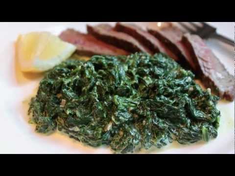 Fast & Easy Creamed Spinach - Creamy Spinach Side Dish - UCRIZtPl9nb9RiXc9btSTQNw