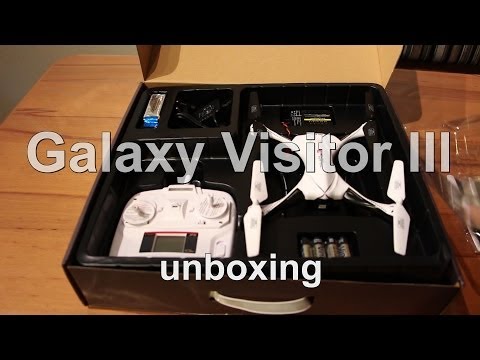 Robbe Nine Eagles Galaxy III Quadrokopter unboxing german, - UCNWVhopT5VjgRdDspxW2IYQ