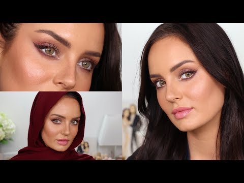 Eid Makeup: Burgundy Soft Glam Eyeshadow! Brown Wing & No Falsies! - UCLFW3EKD2My9swWH4eTLaYw