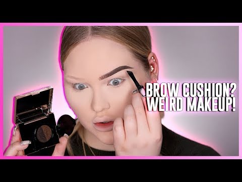 TESTING THE WEIRDEST BROW PRODUCT: Eyebrow Cushion?! - UCzTKskwIc_-a0cGvCXA848Q