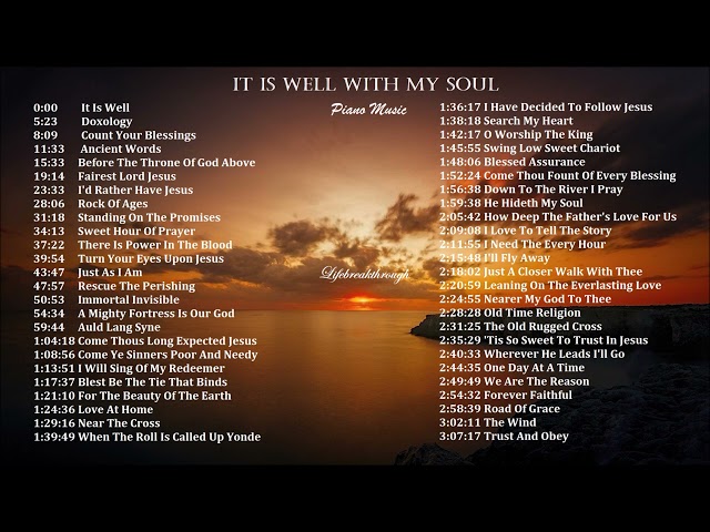 It Is Well With My Soul: The Best Piano Music