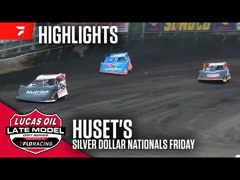 Silver Dollar Nationals Night #2 | Lucas Oil Late Models at Huset's Speedway 7/18/25 | Highlights - dirt track racing video image