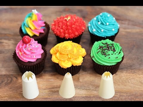 6 Best Cupcake Frosting Styles using a STAR Piping Tip. Perfect Cupcakes! - UCr8oc-LOaApCXWLjL7vdsgw