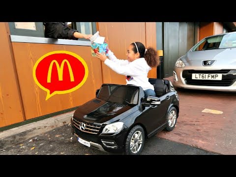 McDonalds Drive Thru Prank!! Power Wheels Ride On Car Pretend Play - UC6sSkkemzPjmrzS0Y0V_2zw