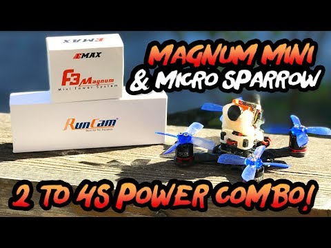 2 to 4S Power Combo! - EMAX F3 Magnum Mini Tower & Runcam Micro Sparrow - FULL REVIEW - UCwojJxGQ0SNeVV09mKlnonA