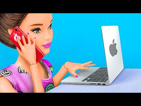 10 DIY Miniature Gadgets For Barbie / Clever Barbie Hacks And Crafts - UCWwqHwqLSrdWMgp5DZG5Dzg