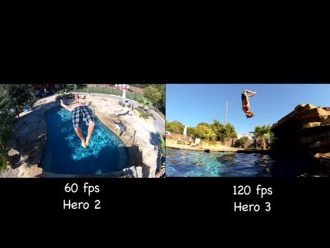 GoPro Hero3 120fps vs Hero2 60fps In 720p - GoPro Tip #29 - UCTs-d2DgyuJVRICivxe2Ktg