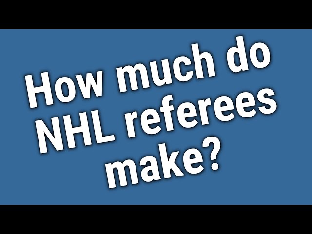 What Is the Average Salary of an NHL Referee?