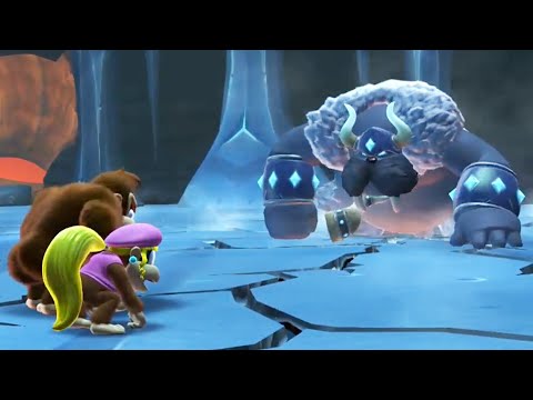 Donkey Kong Country Tropical Freeze - All Boss Fights (No Damage) Final Boss and Ending - UCW8z7Zl7nHno40mYGa9lh5g