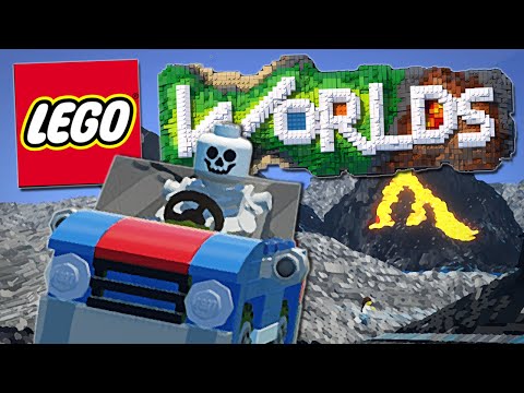 Lego Worlds | Skeletons, Bulldozers and EPIC Car Stunts! - UCS5Oz6CHmeoF7vSad0qqXfw