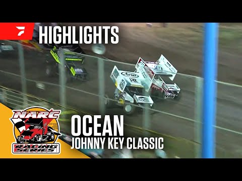 Johnny Key Classic | NARC 410 Sprints at Ocean Speedway 8/2/25 | Highlights - dirt track racing video image