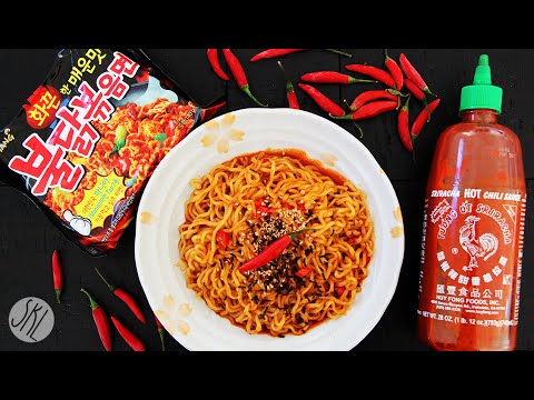 Korean Spicy Noodle + Thai Chili + Sriracha Challenge 불닭볶음면 도전! - UCIvA9ZGeoR6CH2e0DZtvxzw