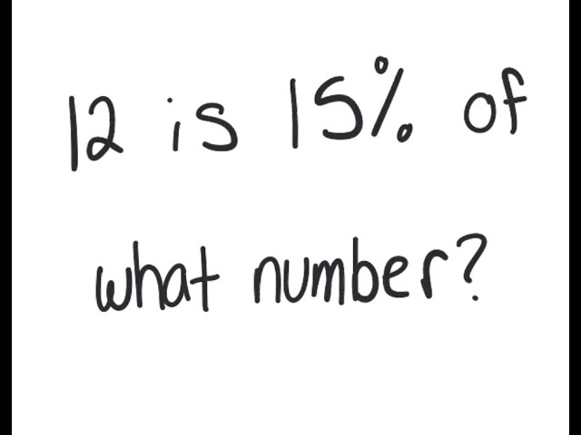 What Is 12 Out Of 15 As A Percentage StuffSure