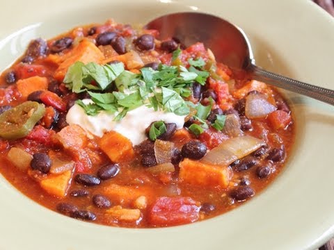 Sweet Potato & Black Bean Chili - Help Fight Childhood Malnutrition! - UCRIZtPl9nb9RiXc9btSTQNw