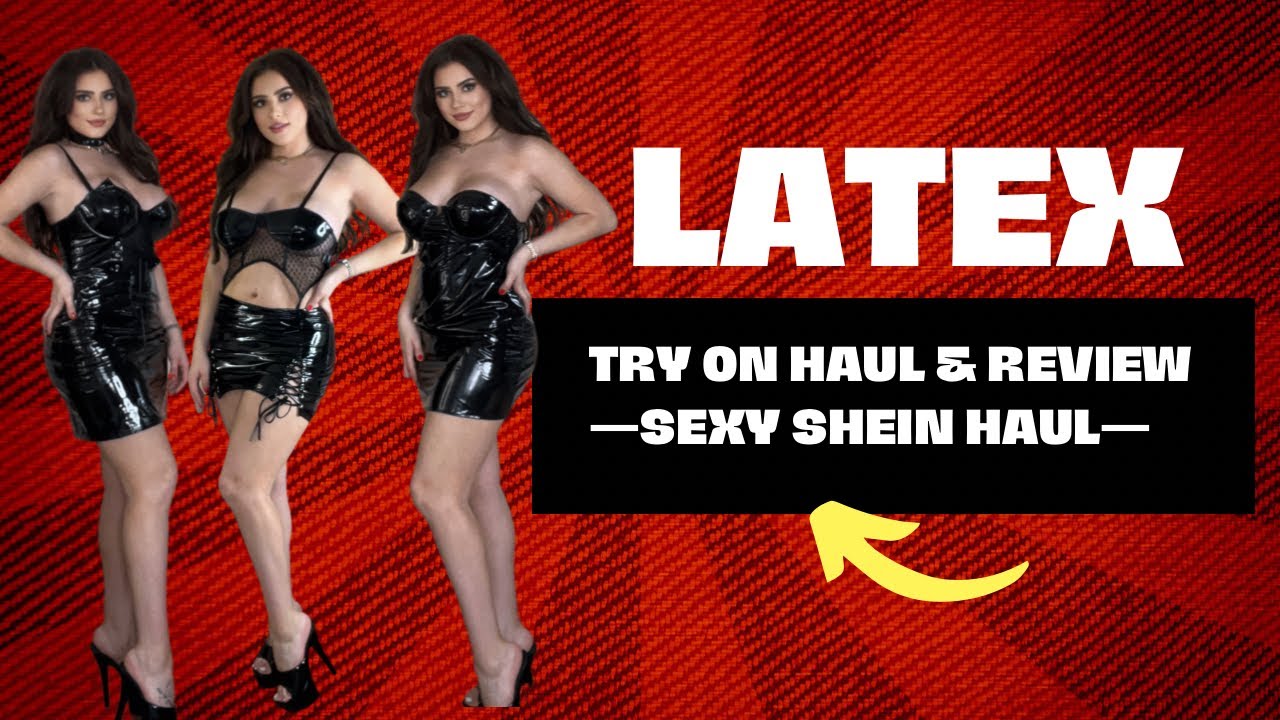 Black Latex Dress | Try On & Review | #tryon #sheinhaul