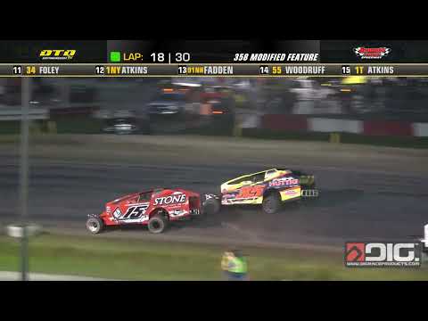 Airborne Park Speedway | Modified Feature Highlights | 6/27/24 - dirt track racing video image