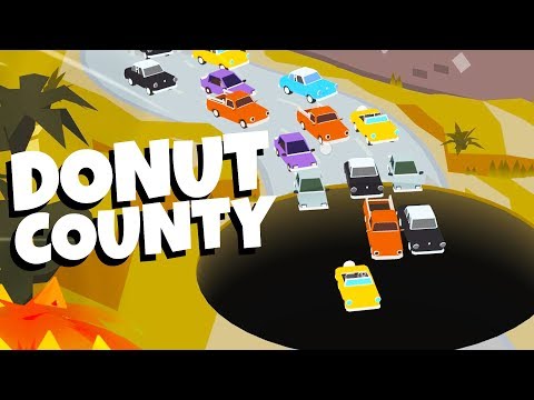 SINKHOLE Destroys TRAFFIC! - Donut County Gameplay - UCK3eoeo-HGHH11Pevo1MzfQ