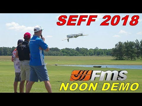 FMS F7F Tigercats at the SEFF 2018 Noon Demo By: RCINFORMER - UCdnuf9CA6I-2wAcC90xODrQ