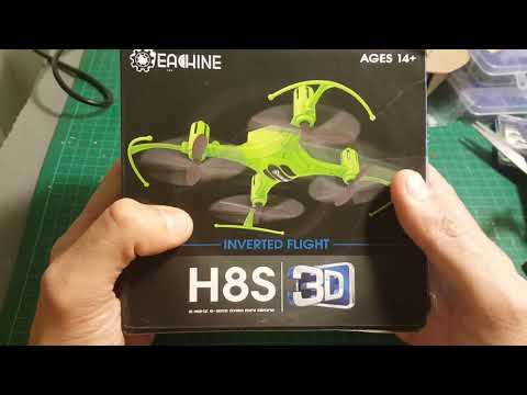 Eachine H8S 3D Mini Inverted Flight 2.4G quadcopter Unboxing, review and lift test - UCOs-AacDIQvk6oxTfv2LtGA