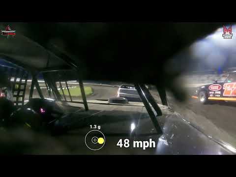 #16M Jimmy McGarrah - USRA Stock Car - 5-3-2024 Arrowhead Speedway - In Car Camera - dirt track racing video image
