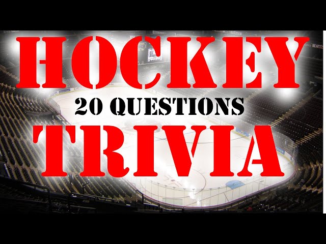 How Much Do You Know About Hockey Trivia?