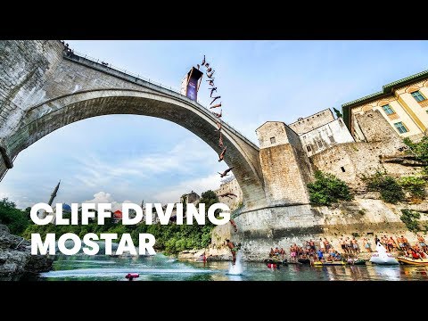 World Class Cliff Diving on the Stari Most Bridge - Red Bull Cliff Diving 2015 - UCblfuW_4rakIf2h6aqANefA