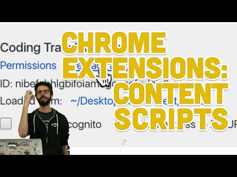 11.3: Chrome Extensions: Content Scripts - Programming with Text - UCvjgXvBlbQiydffZU7m1_aw