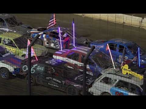 Perris Auto Speedway 4 cyl Main Event 9-3-22 - dirt track racing video image