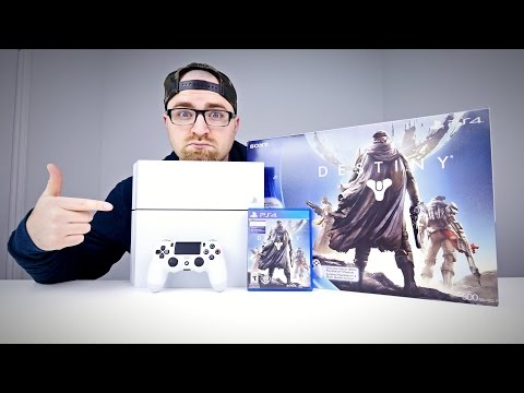 Glacier White PS4 Unboxing (Destiny Bundle) - UCsTcErHg8oDvUnTzoqsYeNw